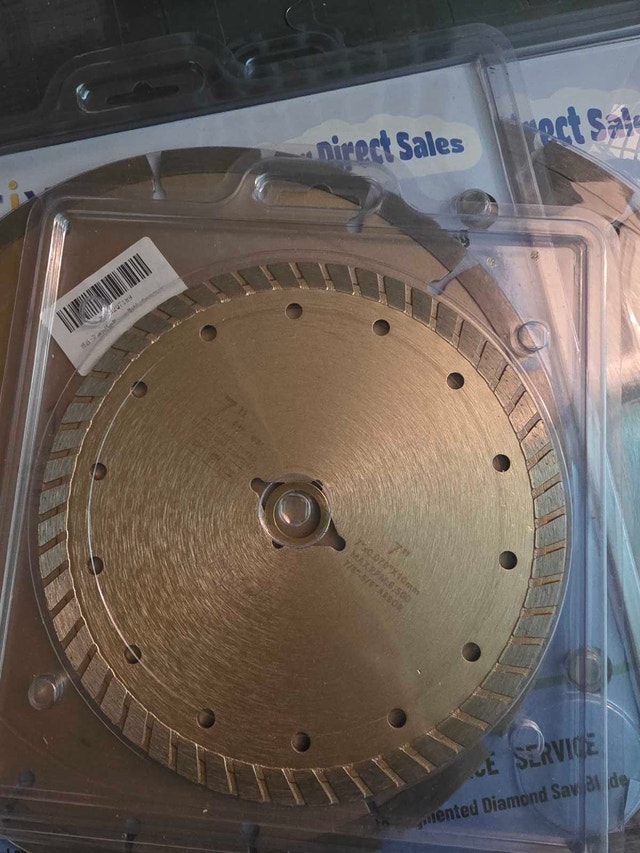 NEW Segmented Diamond Saw Blades 7", 10", 12" - photo 2