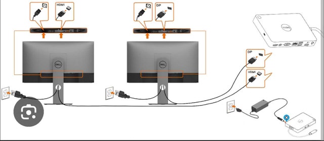 Dell P2425HE 24" USB-C Hub Monitors (2) w/ Stands - photo 3