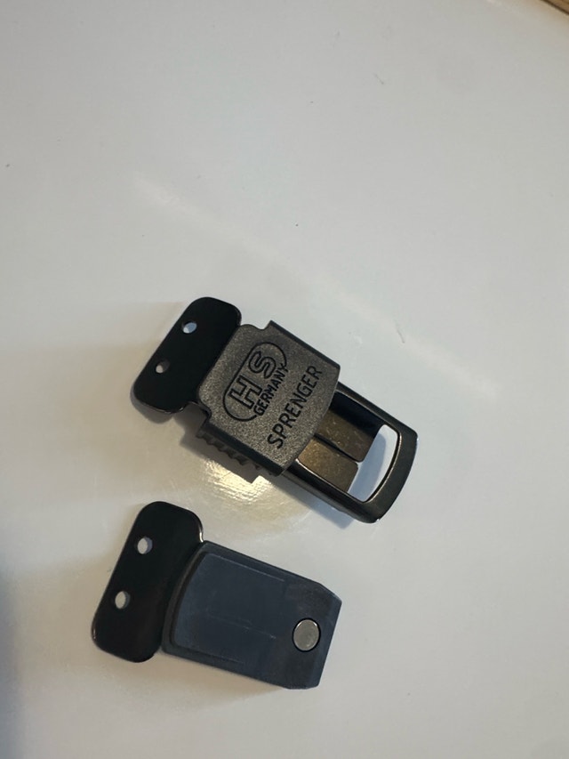 2.25mm Herm Sprenger Black ClicLock Buckle - make offer - photo 3