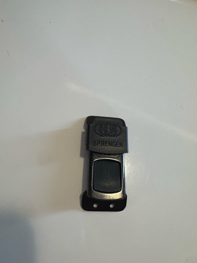 2.25mm Herm Sprenger Black ClicLock Buckle - make offer - photo 4