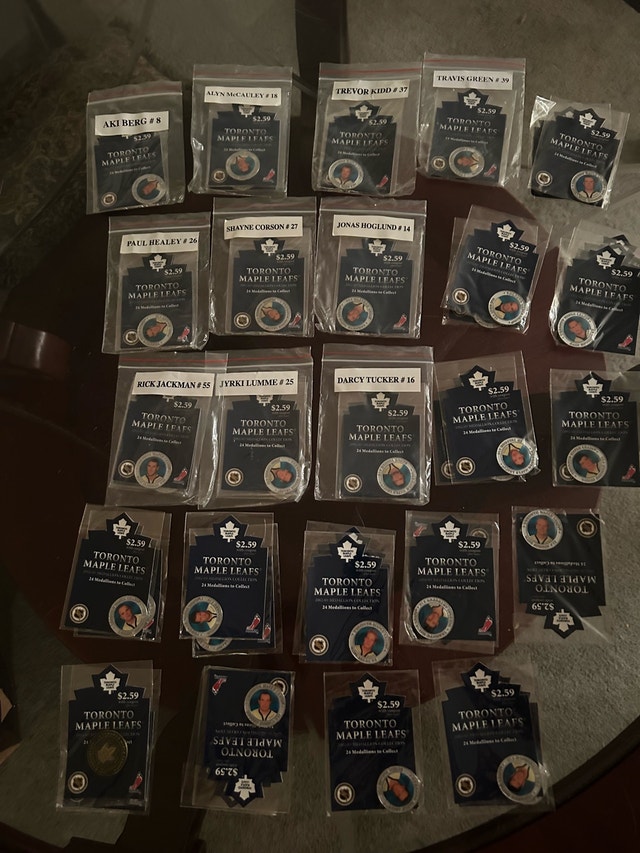 COMPLETE SET 24 TML MEDALLIONS