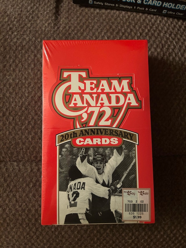 Vintage '72 Team Canada 20th Anniversary Cards