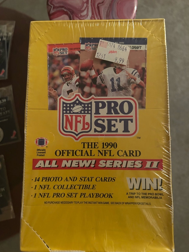 1990 Pro Set Series II Unopened Box