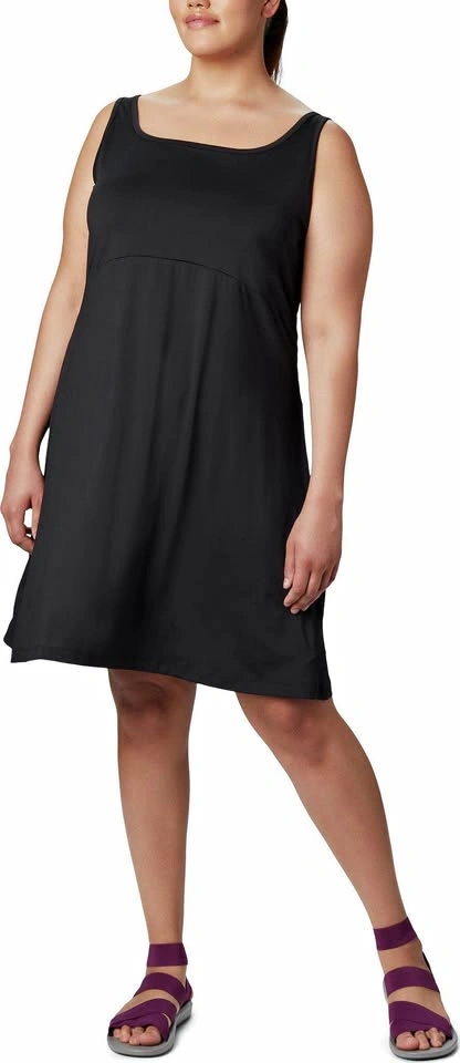 Columbia PFG Freezer Tank Dress Black Sun Protection Active Casu
