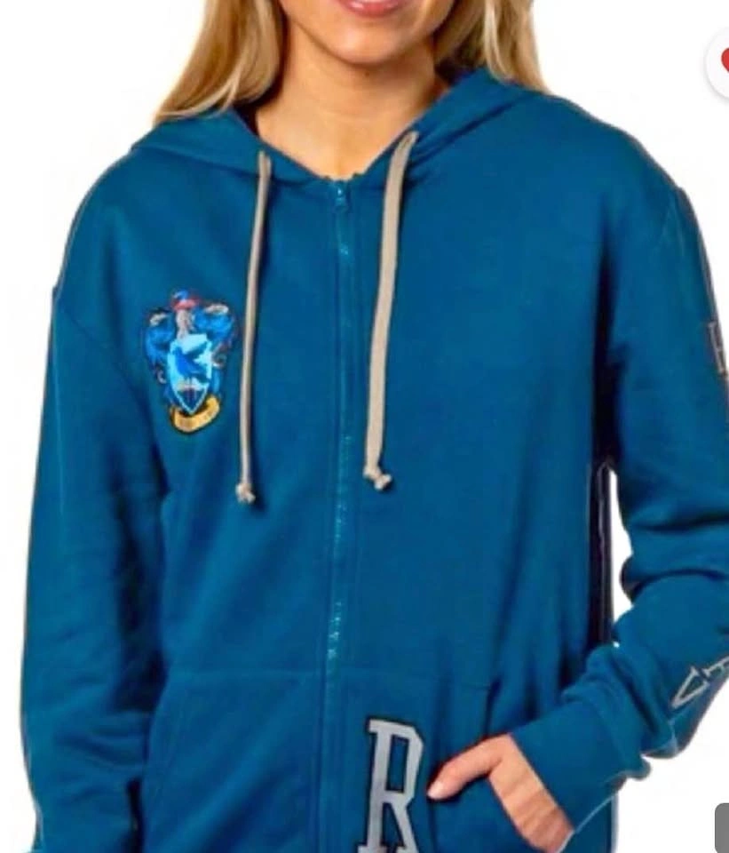 Harry Potter Hogwarts Crest Zip-up Hoodie - Women XL / Men L