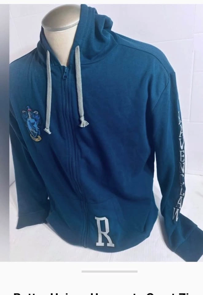 Harry Potter Hogwarts Crest Zip-up Hoodie - Women XL / Men L - photo 2
