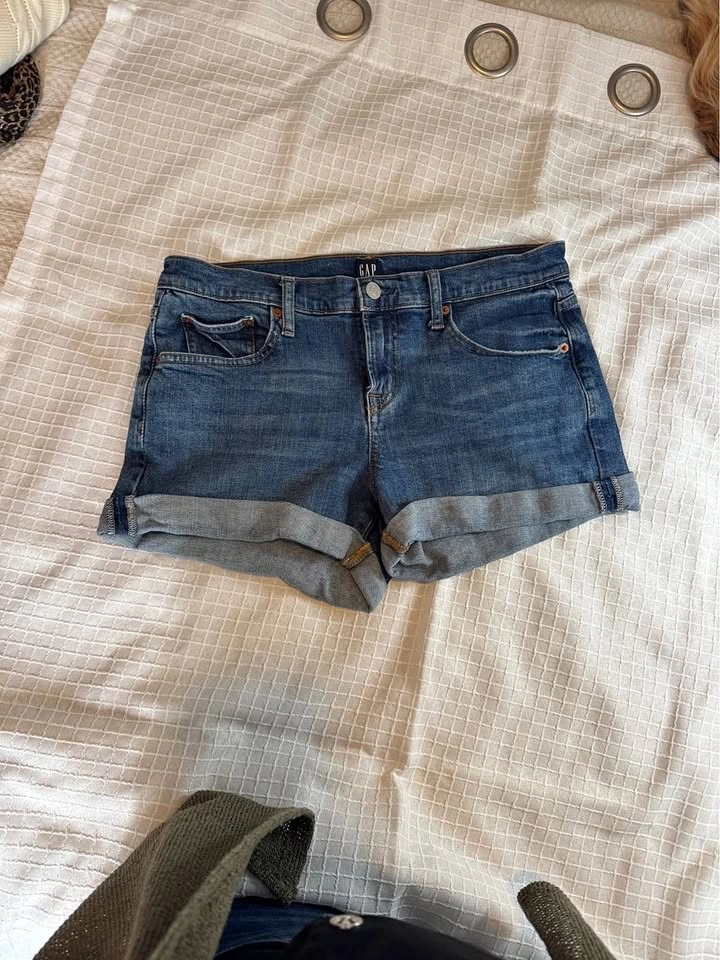 GAP 502 Blue Denim Shorts Size 29