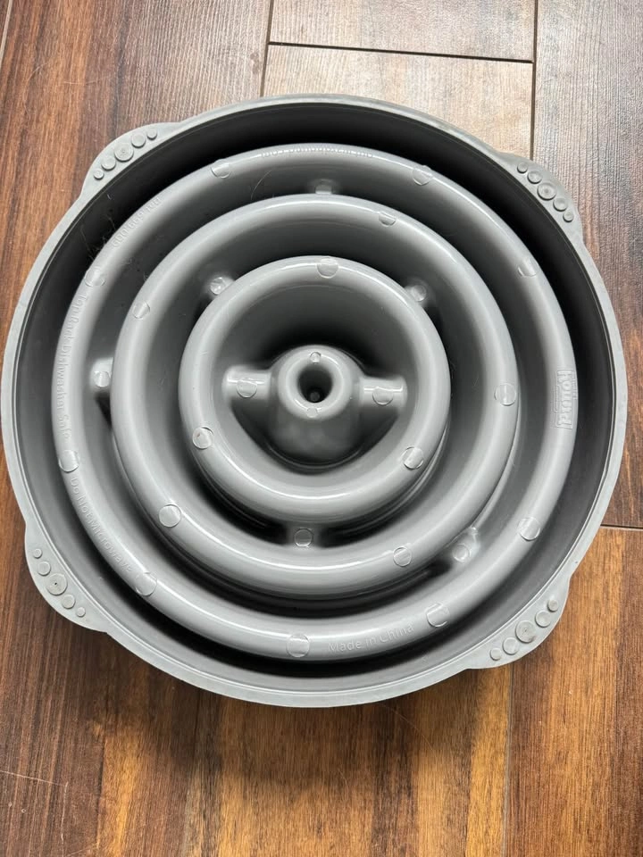 Outward Hound Gray Slow Feeder Pet Bowl - photo 2