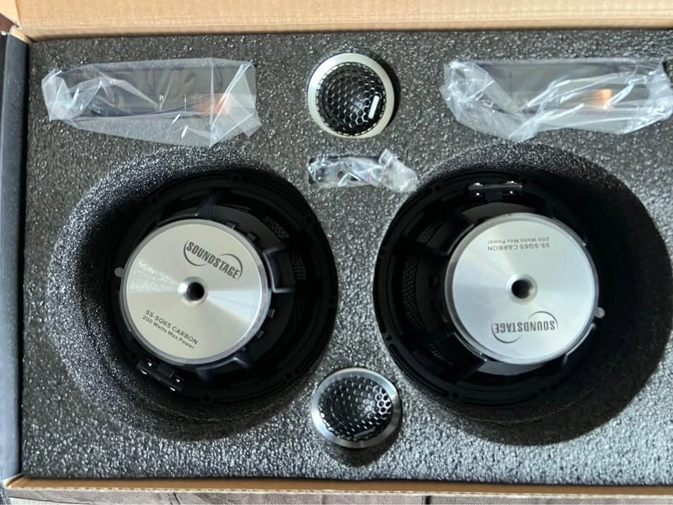 6.5" Carbon Fiber Component Speakers - photo 3