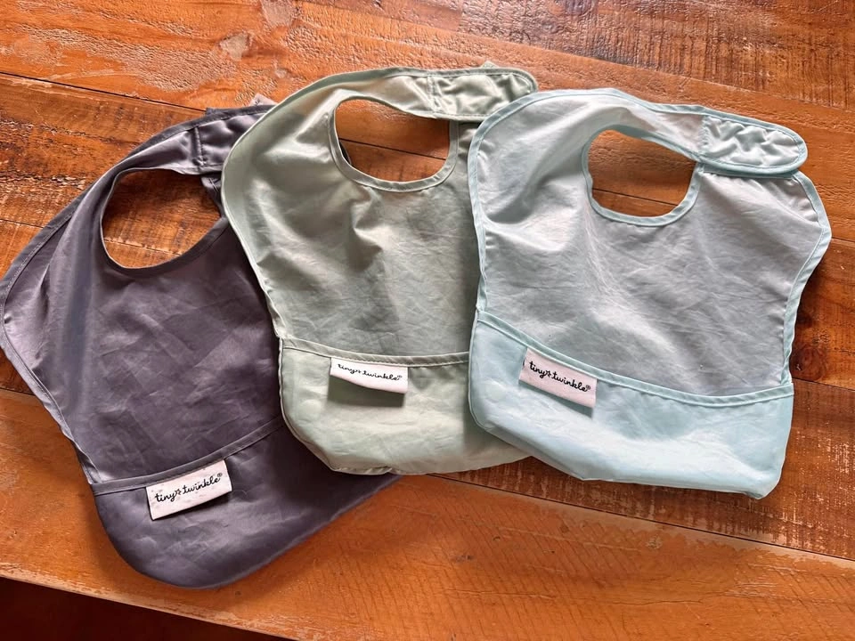 Tiny Twinkle Baby Feeding Bibs - 3 Pack