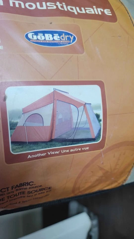 Tent - 2 rooms. Screen porch attached. Sleeps 6 people.