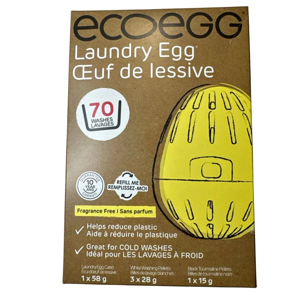 ECOEGG Laundry Egg 70 Washes Fragrance Free