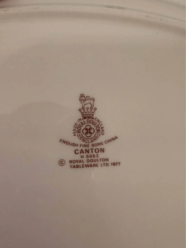 Royal Doulton Canton vintage oval serving platter - photo 2