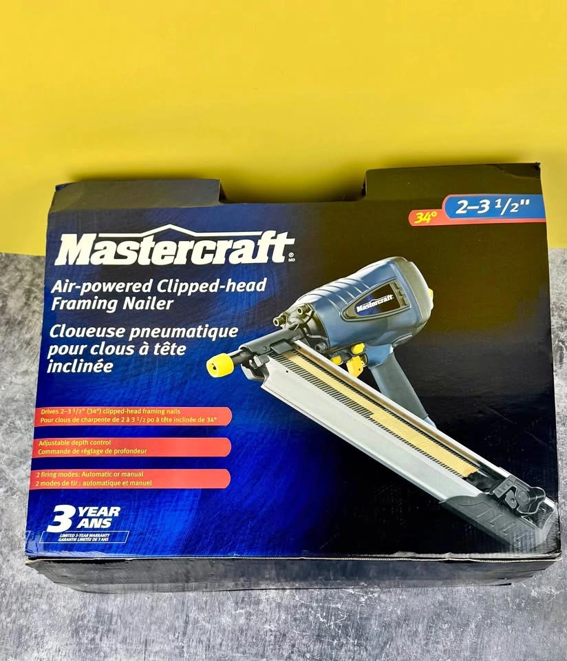 Mastercraft Framing Nailer - Brand New, Hard Case