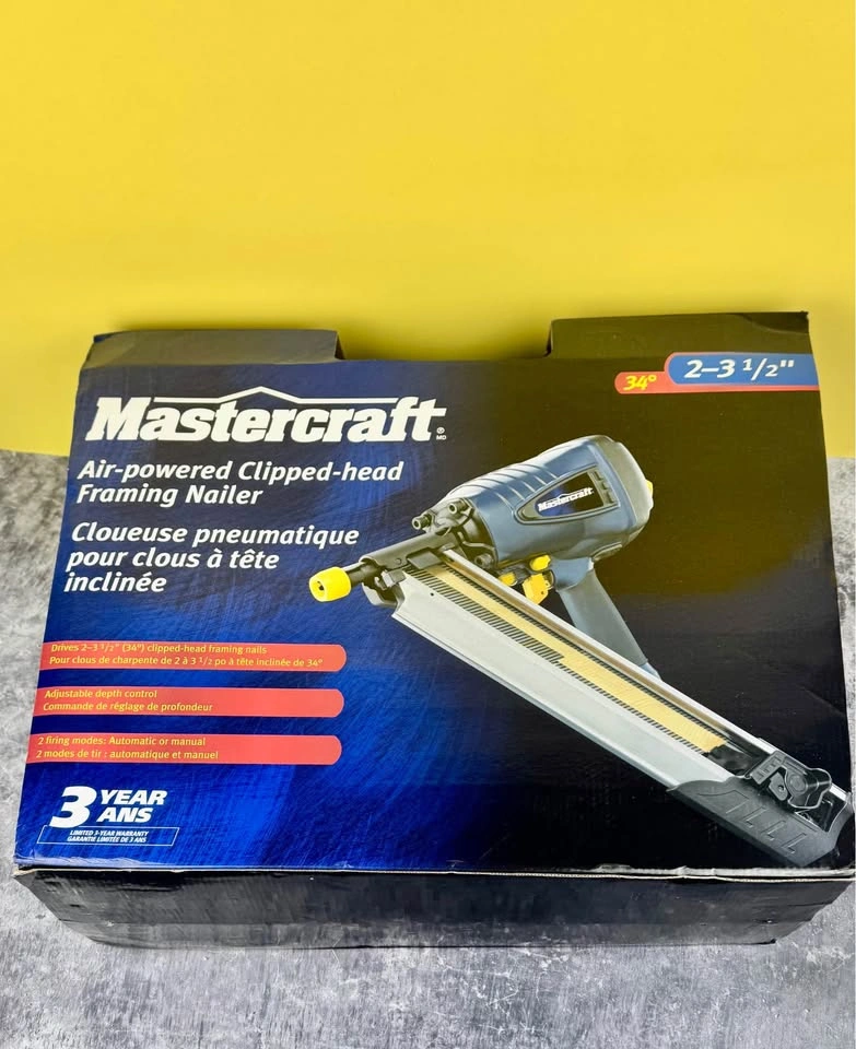 Mastercraft Framing Nailer - Brand New, Hard Case - photo 5
