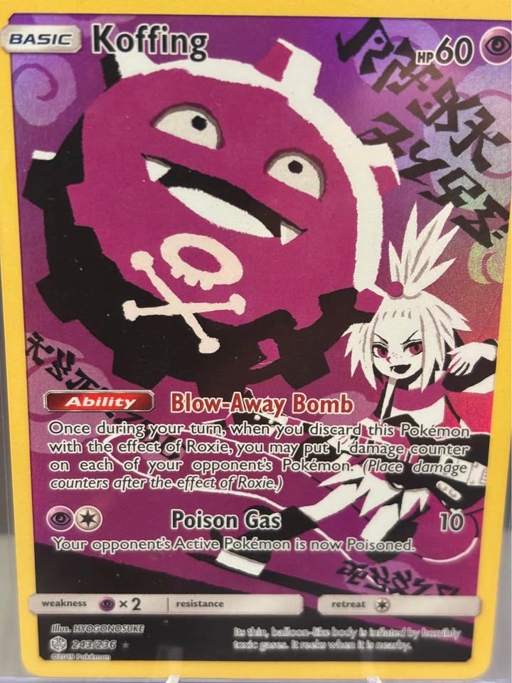 Koffing Secret Rare Holo Pokemon - photo 2