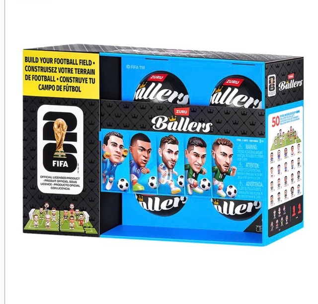 Brand New Zuru FIFA 2026 Ballers Figurines, Pack of 4 - photo 2