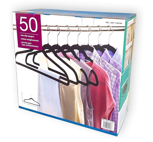 Brand New 50 Non-Slip Velvet Garment Hangers