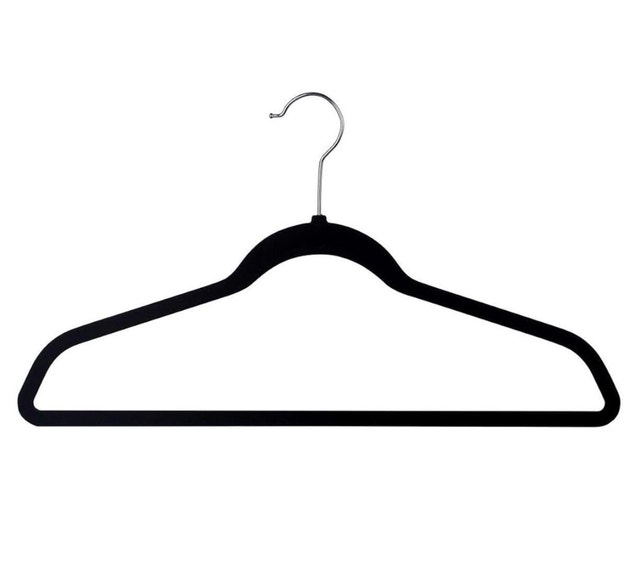 Brand New 50 Non-Slip Velvet Garment Hangers - photo 3