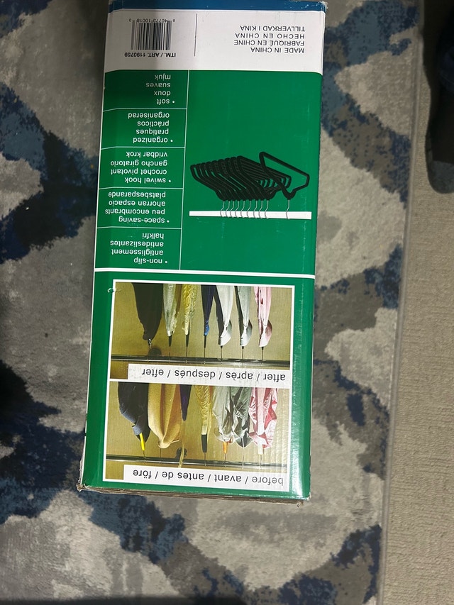 Brand New 50 Non-Slip Velvet Garment Hangers - photo 4