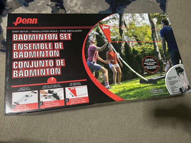 Brand New Penn Easy Setup Badminton Set