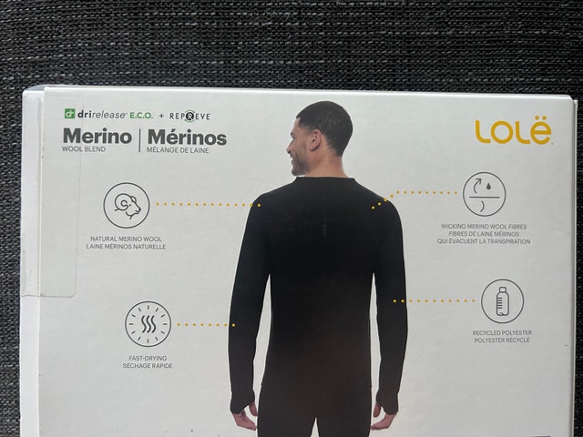 Brand New Lole Merino Baselayer Top Shirt - photo 2