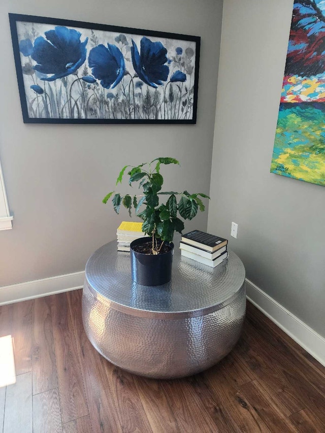 Hammered Metal Coffee Table