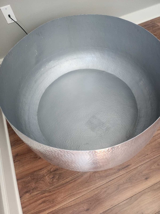 Hammered Metal Coffee Table - photo 4