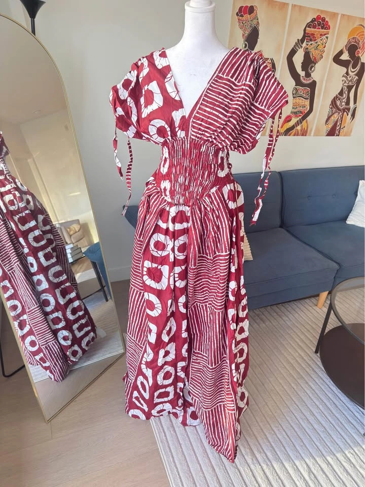 African Print Summer Dress - photo 4