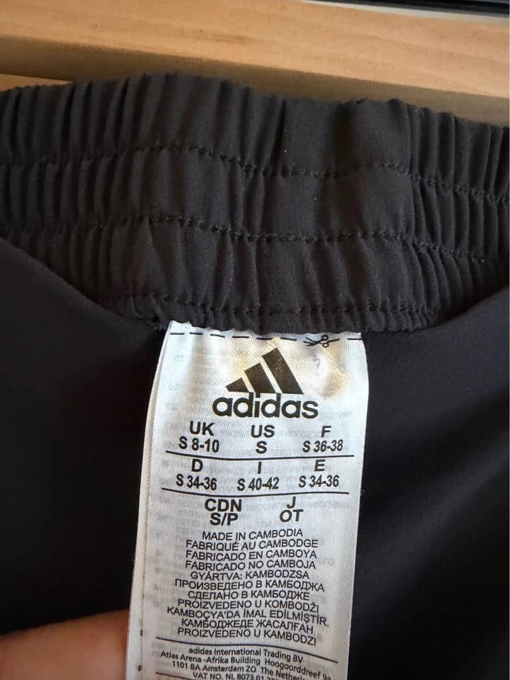 Adidas Black Athletic Pants Small - photo 4
