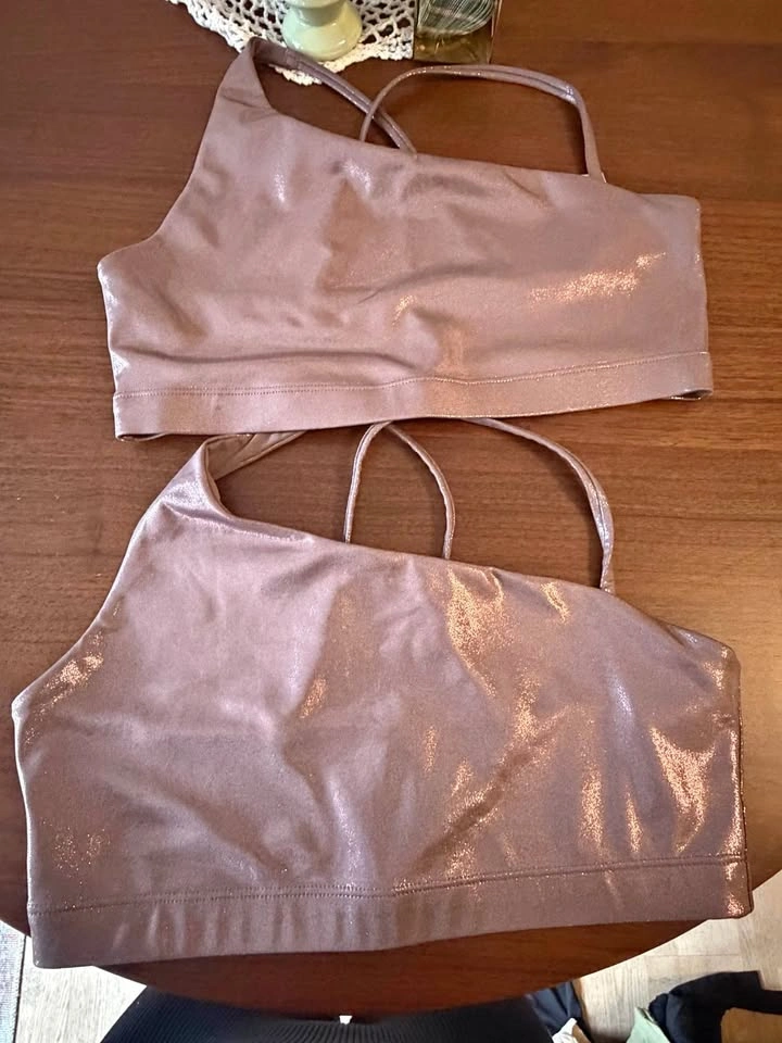 GAP Rose Gold Sports Bras - Medium & Large