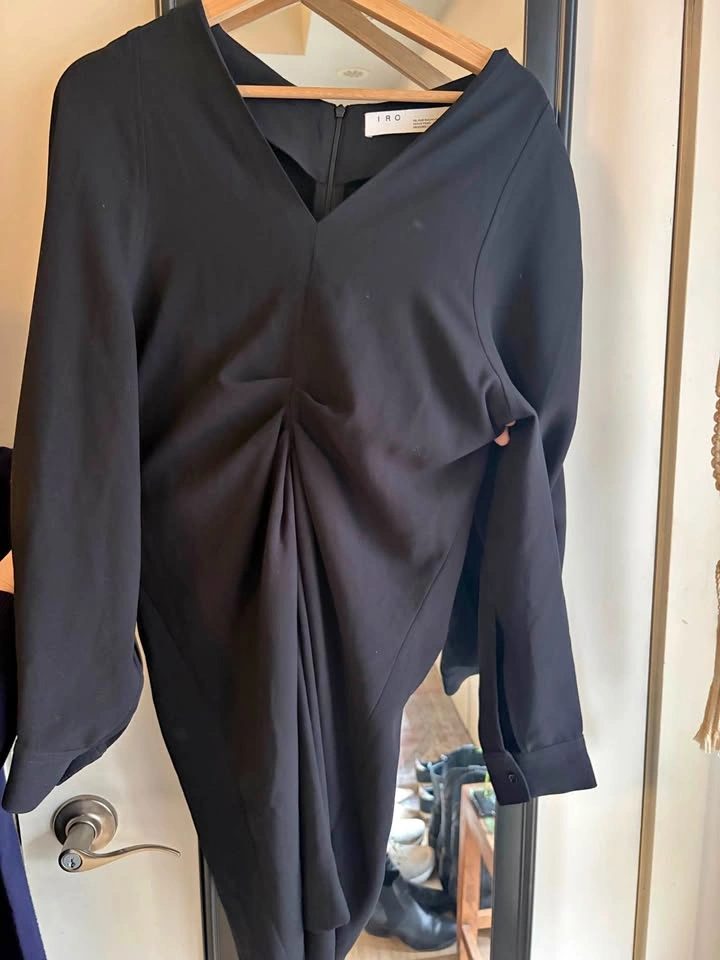 IRO Black French Dress Size 40