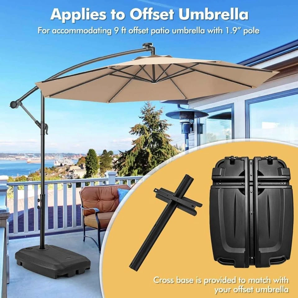 Patio Umbrella Base with Wheels - photo 3