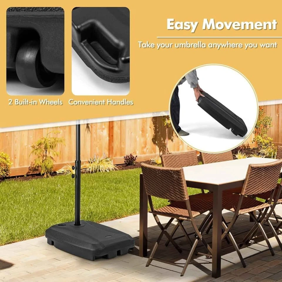 Patio Umbrella Base with Wheels - photo 4