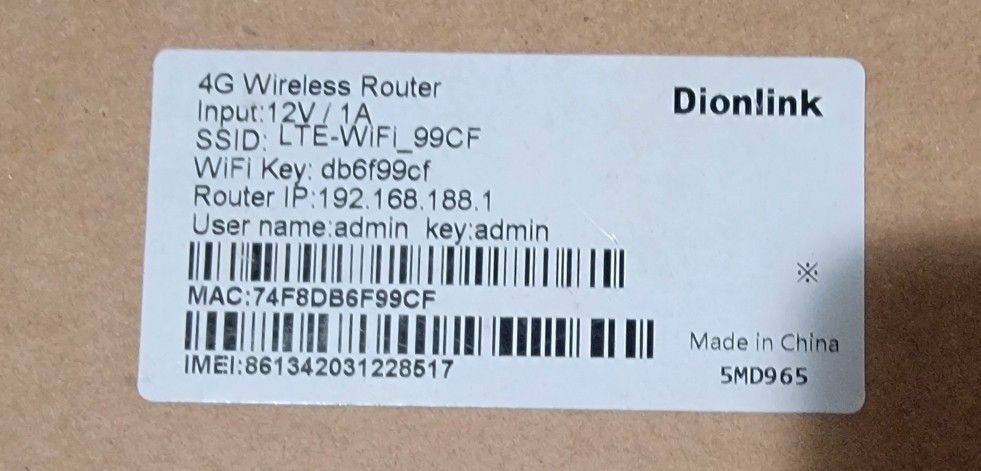 Dionlink 4g LTE Wireless Router - photo 3