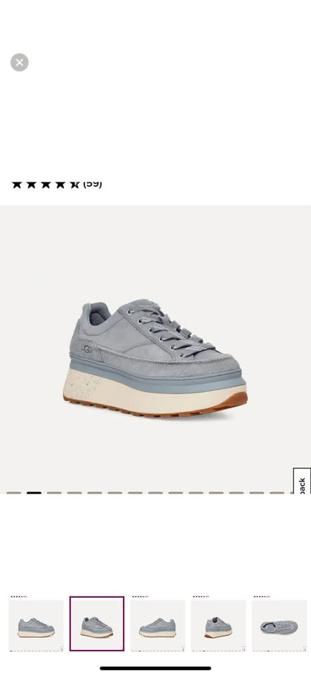 UGG light blue/gray Platform Sneakers size 8 - photo 2
