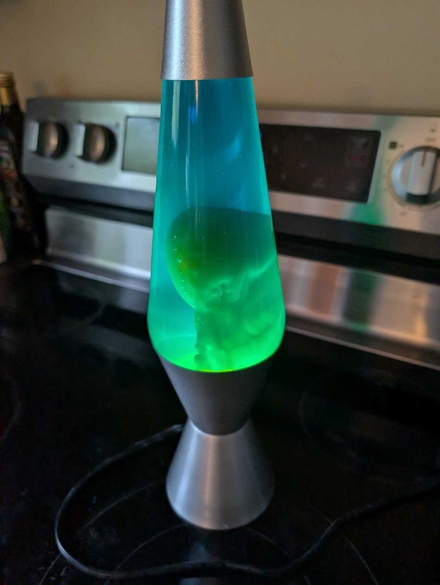 Lava Lamp green blue - photo 3