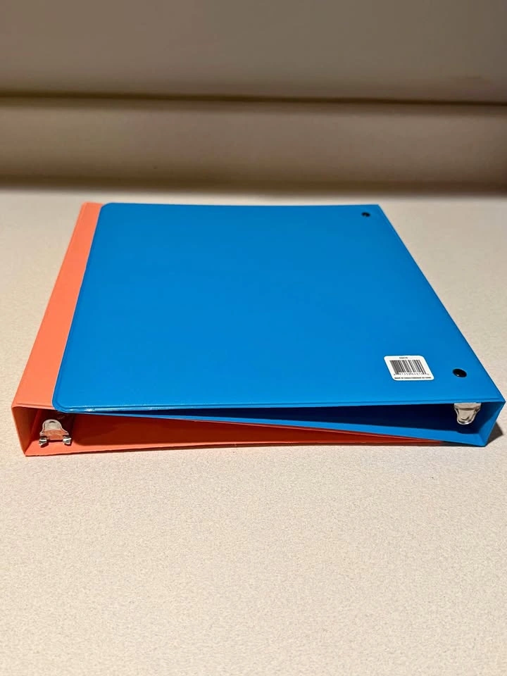 Pink & Blue Binders