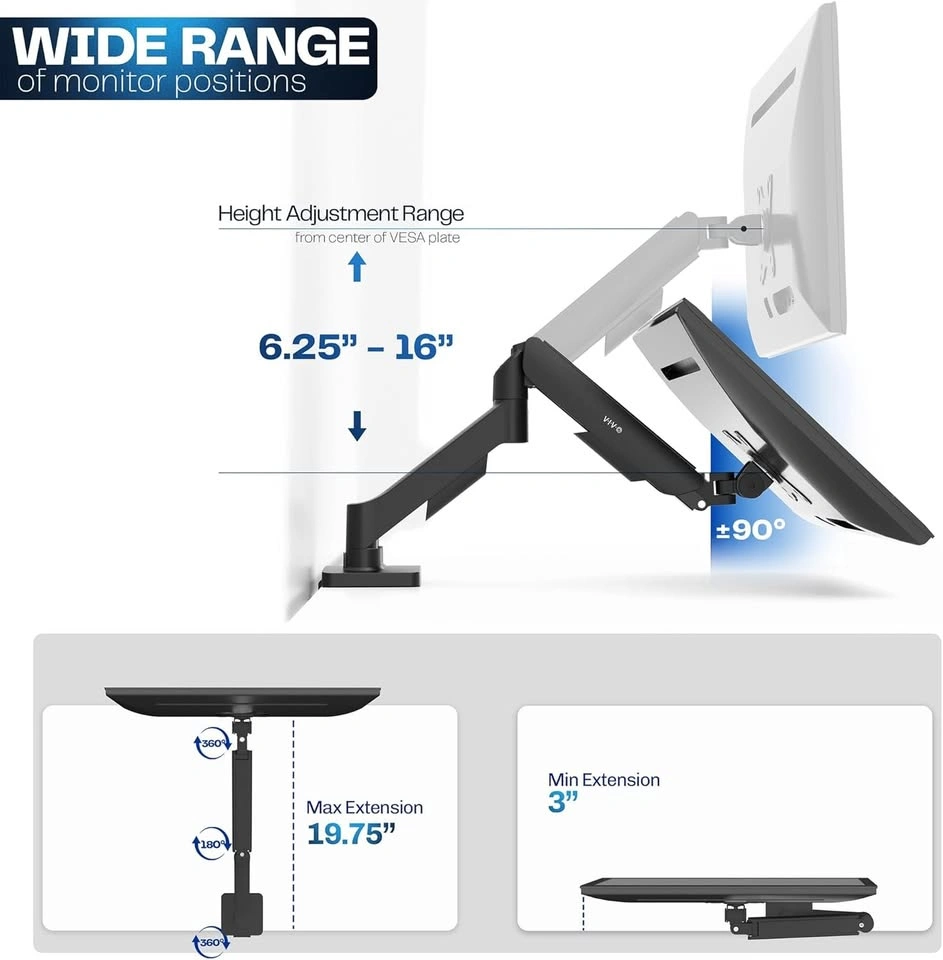 VIVO Monitor Desk Mount (17-32 inch) - photo 4