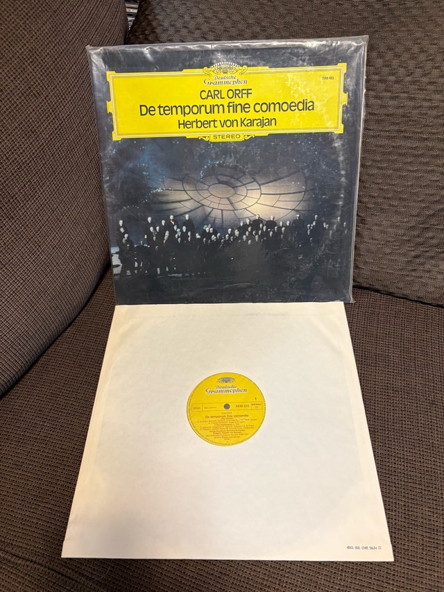 Carl Orff De temporum fine comoedia Vinyl Record