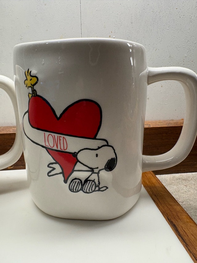 Rae Dunn Peanuts Snoopy Mugs (Set of 2) - photo 3