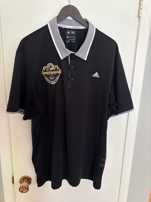 Adidas ClimaCool XL Black TigerTown Council Polo