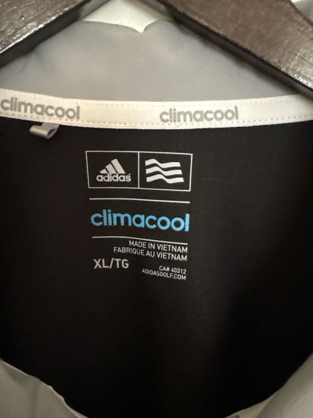 Adidas ClimaCool XL Black TigerTown Council Polo - photo 2