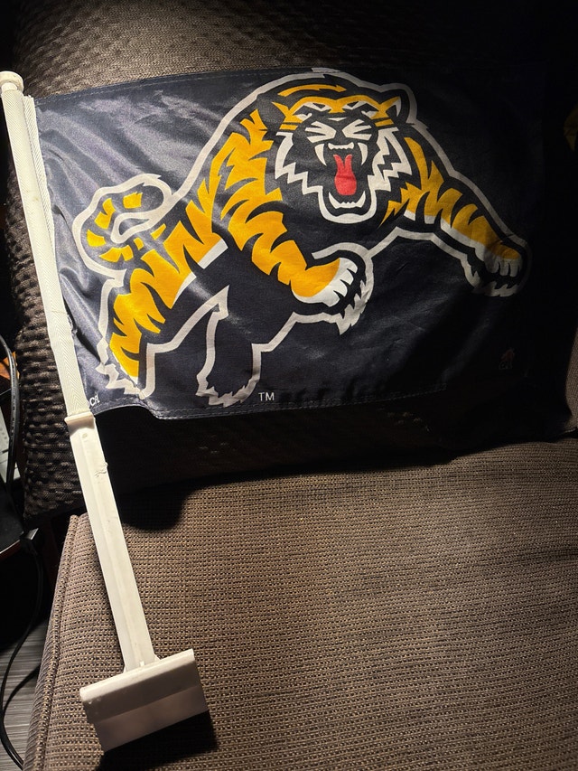 Hamilton Tiger-Cats CFL Window Flags (2)