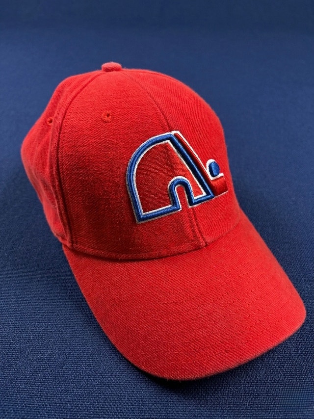 Rare RED NHL Quebec Nordiques Baseball Cap