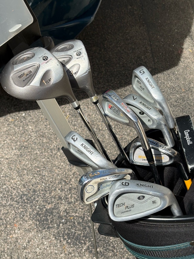 Adult Golf Starter Set – Knight Pull Cart, Bag & Clubs. - photo 2