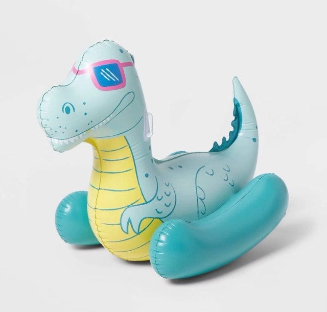 Brand New Sun Squad Inflatable Aqua Dino Ride-On