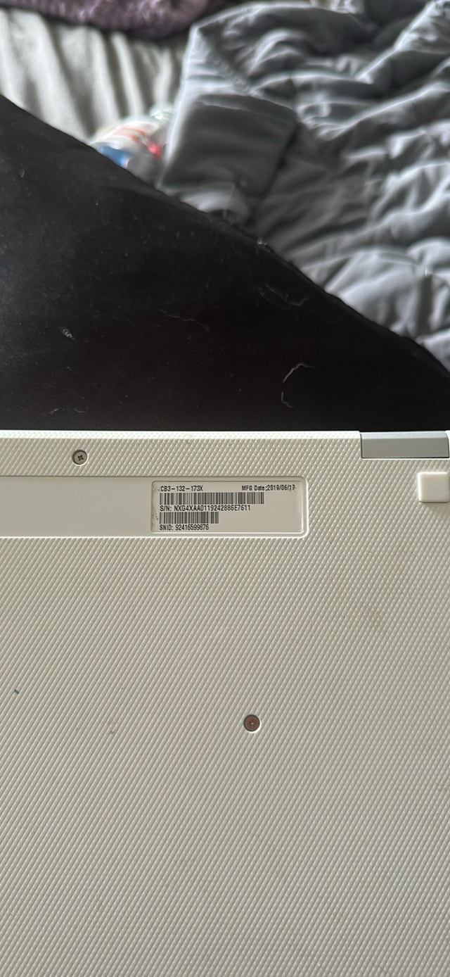 Acer Chromebook - Missing down arrow - photo 5
