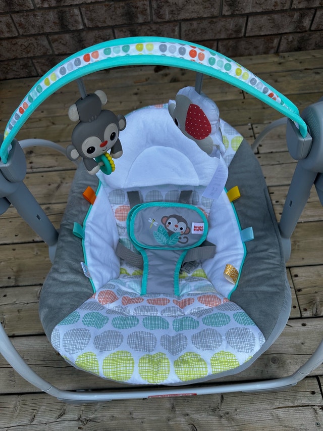 Brand new Bright Starts baby swing - Whimsical Wild