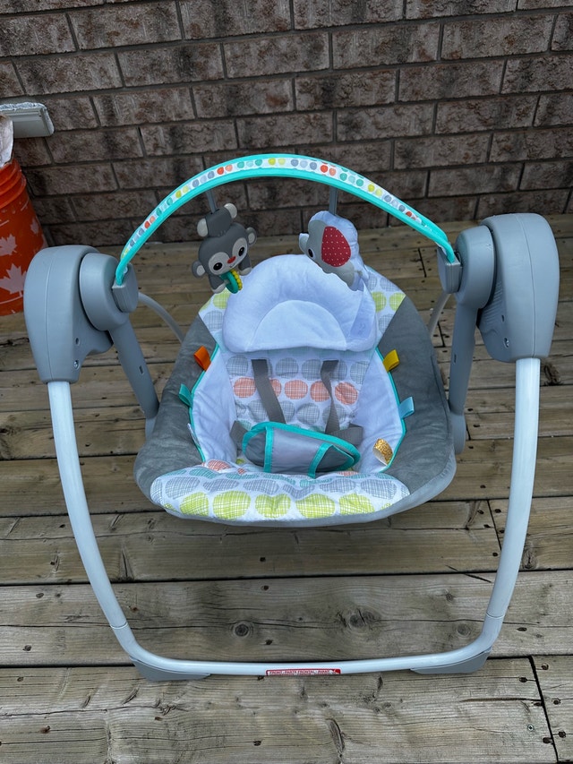 Brand new Bright Starts baby swing - Whimsical Wild - photo 2